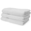 Zestaw 3 Bawełnianych Ręczników Premium 70 x 140 cm, 500 g/m² Biały