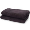 Zestaw 2 Bawełnianych Ręczników Premium 70 x 140 cm, 500 g/m² Antracytowy
