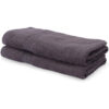 Zestaw 2 Bawełnianych Ręczników Premium 50 x 100 cm, 500 g/m² Szary