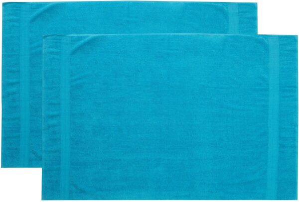 Zestaw 2 Bawełnianych Ręczników XXL Premium 100 x 150 cm, 500 g/m² Turkusowy