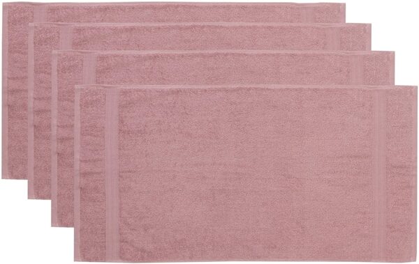 Zestaw 4 Bawełnianych Ręczników Premium 50 x 100 cm, 500 g/m² Lawendowy