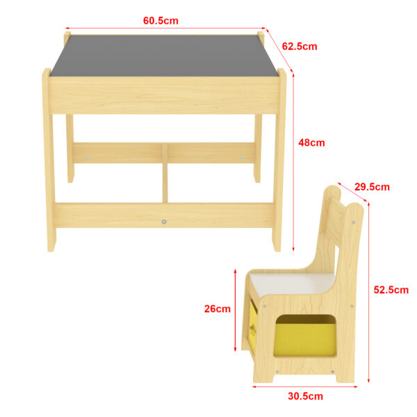 Stolik dla Dzieci z krzesełkami Zestaw stół i 2 krzesła