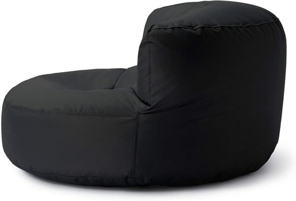 Pufa XXL, Sofa Outdoor z wypełnieniem 320L Czarna