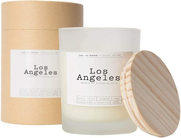 Zapachowa Świeca Sojowa Wegańska, tematyka miast - Los Angeles