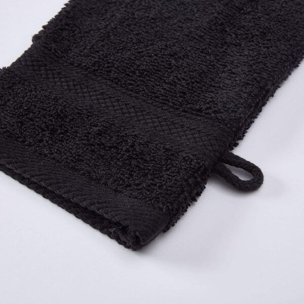 Zestaw 10 Ręczników Bawełnianych Premium 16 x 21 cm, 500 g/m² Czarny