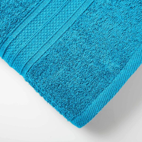 Zestaw 2 Bawełnianych Ręczników Premium 50 x 100 cm, 500 g/m² Turkusowy